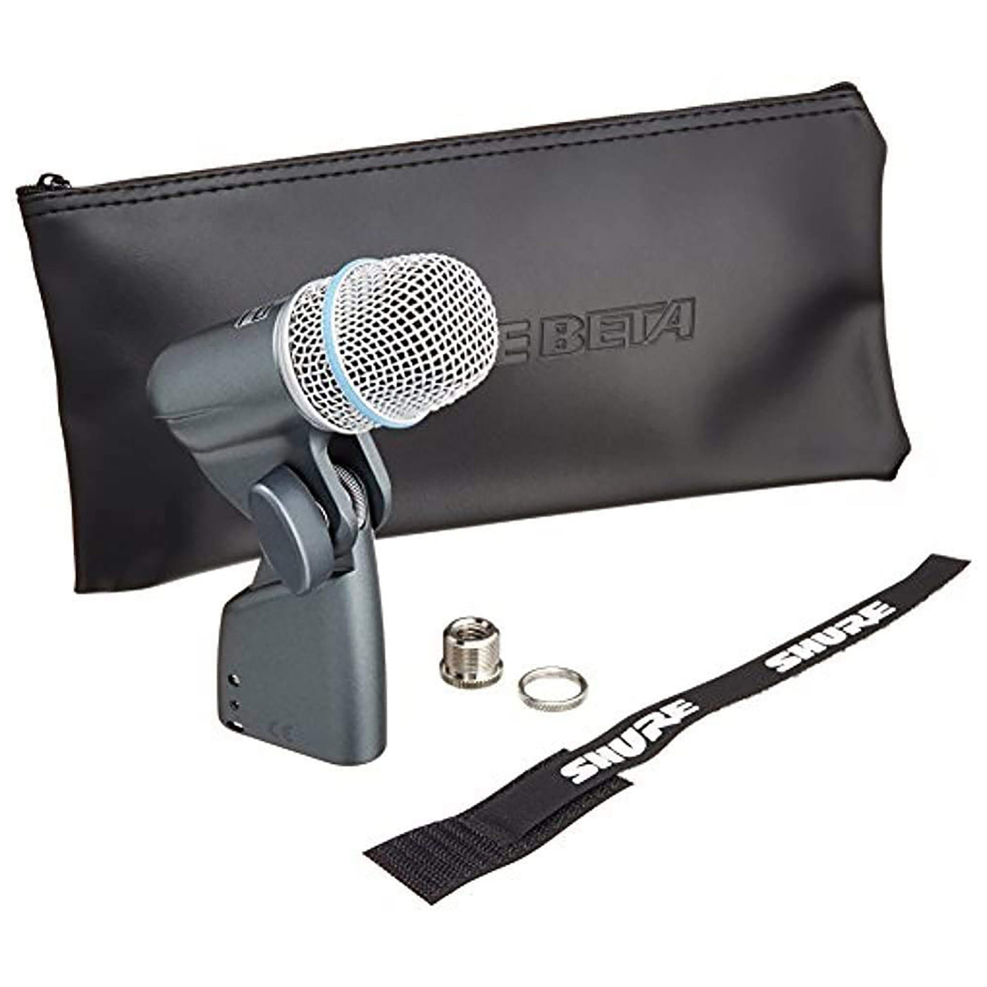 Shure BETA 56A Supercardioid Swivel-Mount Dynamic Microphone with High Output Neodymium Element for Vocal/Instrument Applications