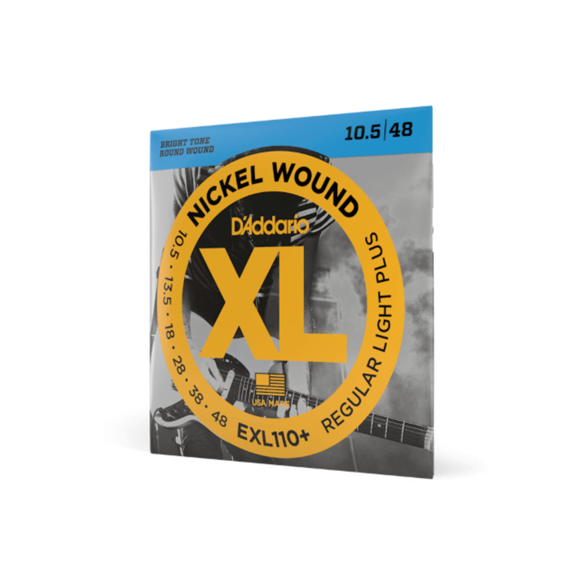 D'Addario Nickel Wound Electric Guitar Strings, Regular Light Plus, 10 – Interst
