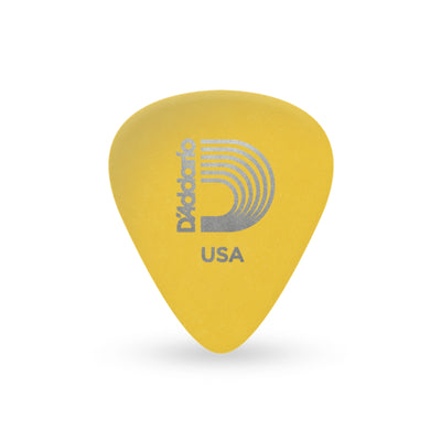 D'Addario Duralin Guitar Picks, Light/Medium, 10 Pack, Yellow (1DYL3-10)