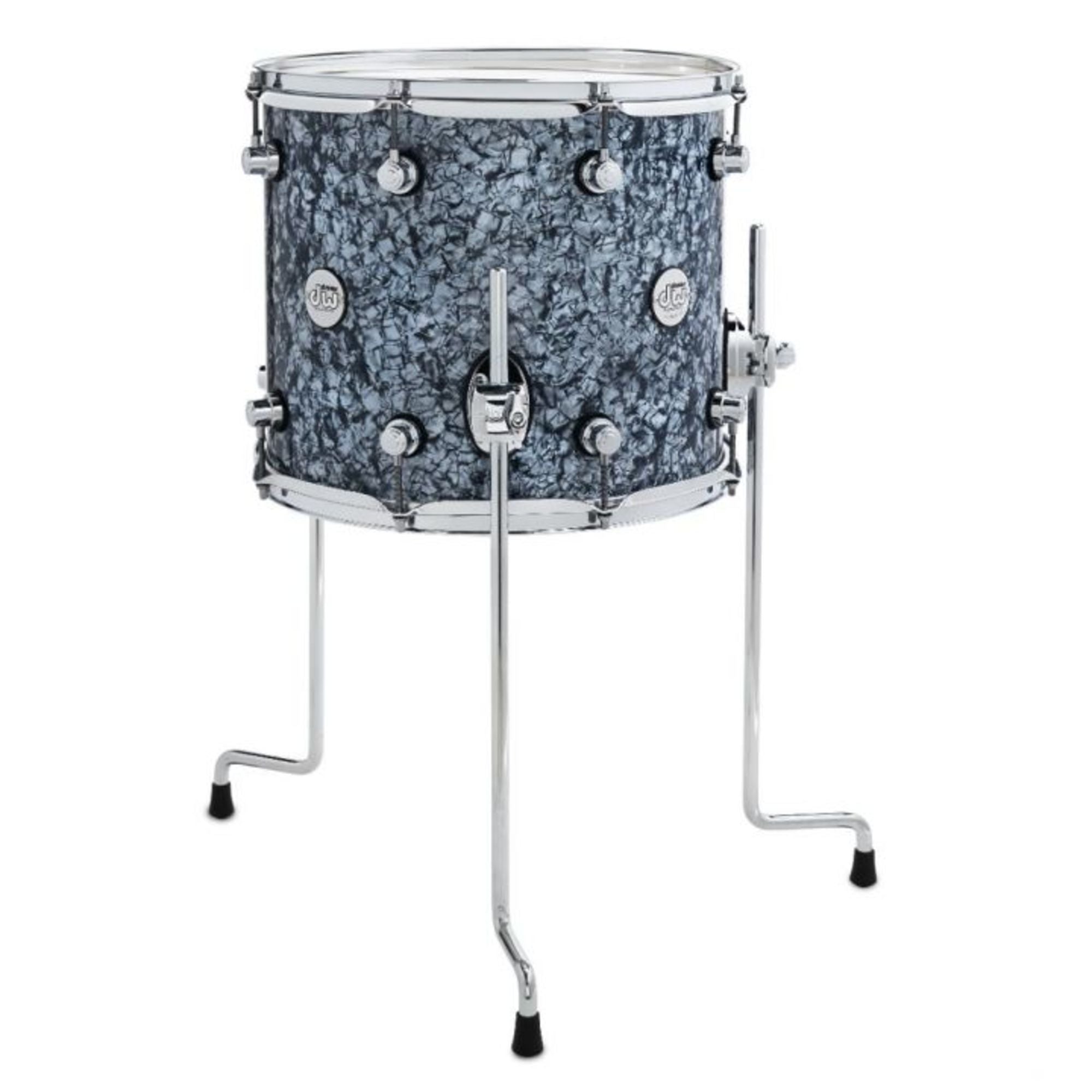 DW Design 12 x 14-inch Silver Slate Marine Floor Tom with Legs – Interstate Musi