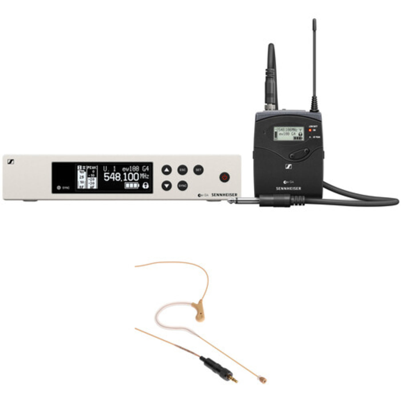 Sennheiser EW 100 G4-CI1 Wireless Instrument Set - A Band