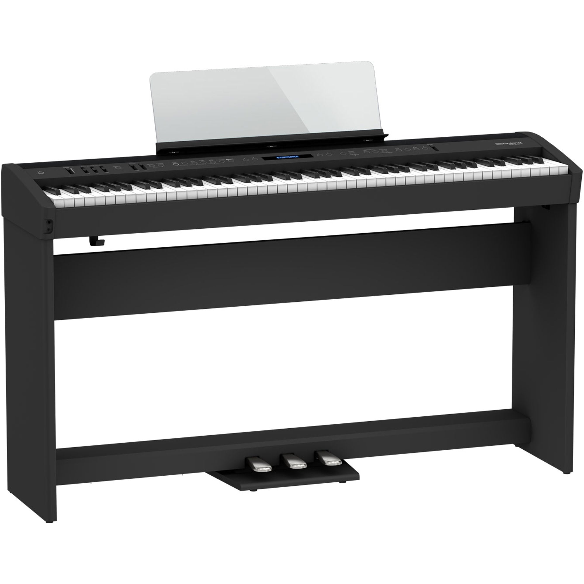 Roland FP-60X Home Digital Piano Keyboard 88 Keys Stereo Amplifier, Bl – Interst
