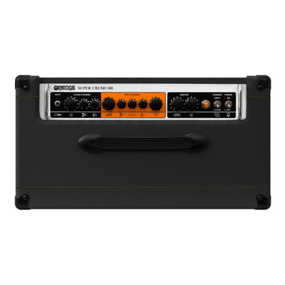 Orange Amps Super Crush Combo, Two-Channel, All-Analog, 100-Watt 1x12 Combo- Black - SUPER-CRUSH-100-H