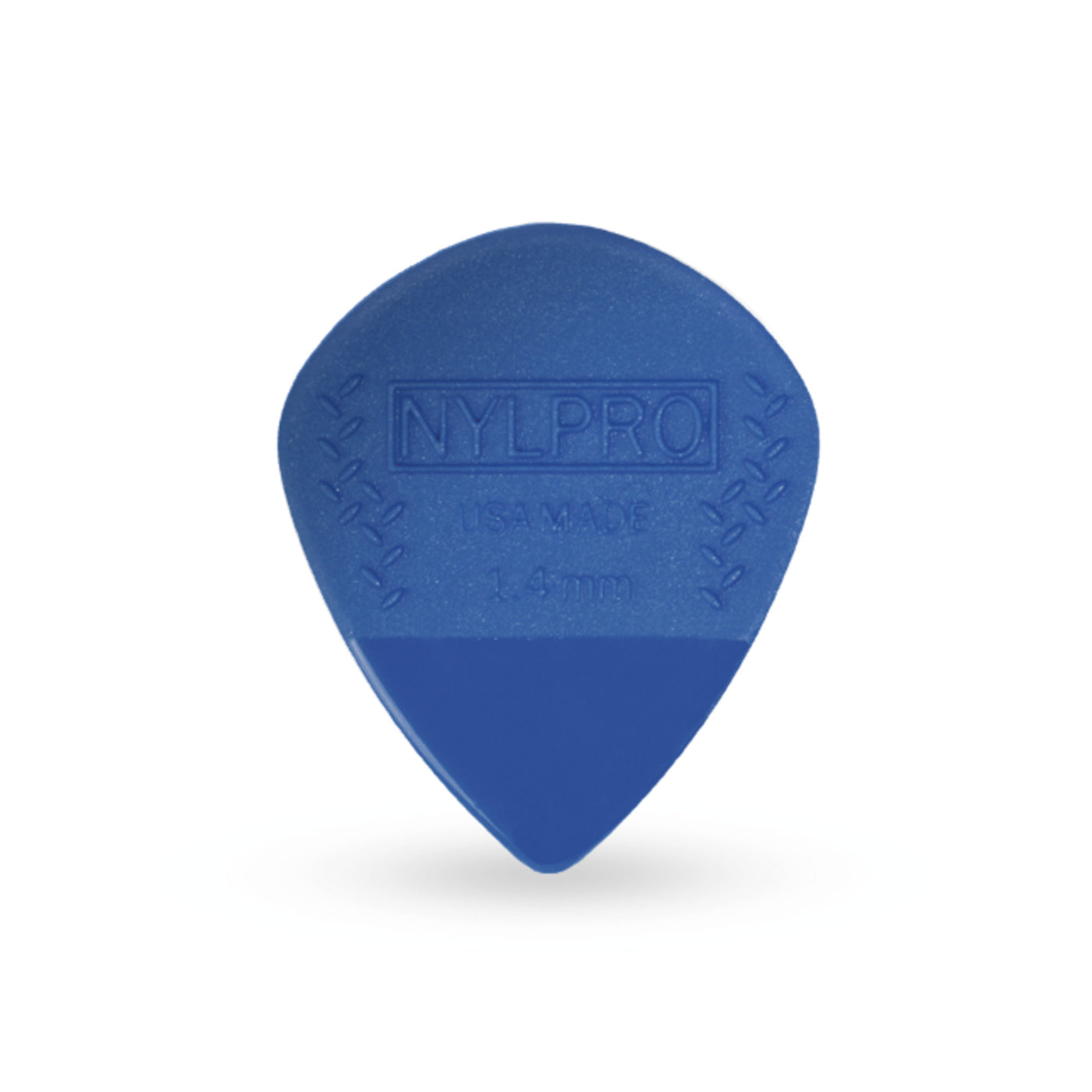 D'Addario Nylpro Jazz Shape Nylon Guitar Pick, 675, 10 Pack, Blue (3NPR7-10)