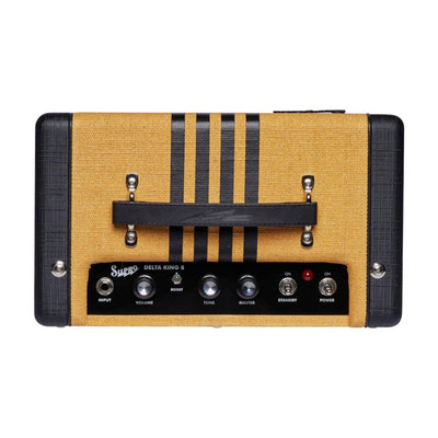 Supro 1818TB Delta King 8 Tube Guitar Combo Amplifier - Tweed & Black
