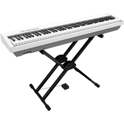 Roland FP-30X Digital Home Piano Keyboard 88 Keys Stereo Amplifier, Bluetooth MIDI & Audio, White