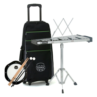 Mapex Backpack Percussion Kit w/ Integrated Roller Bag (MPK32PC)