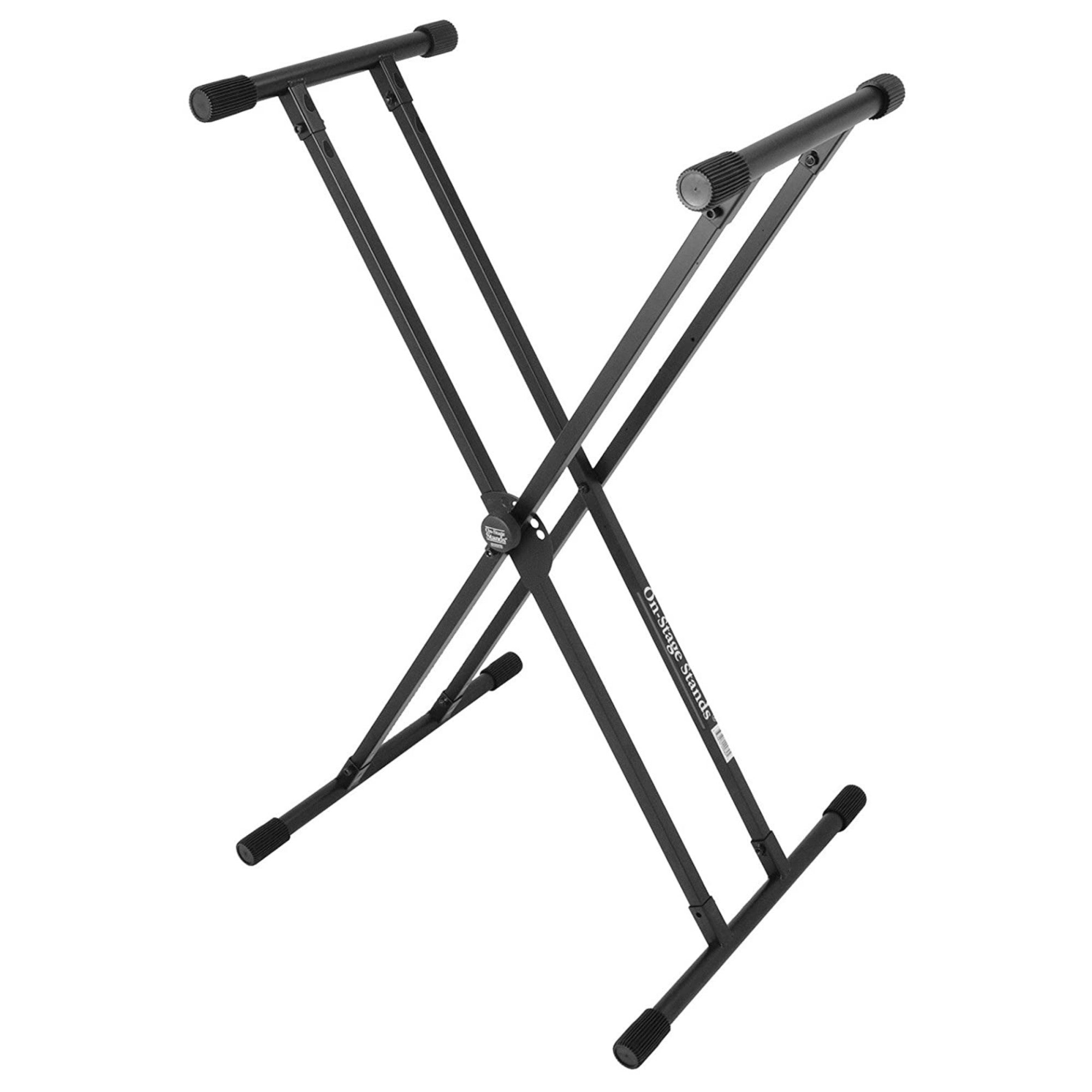 On-Stage Stands KS8191XX Bullet Nose Double-X Keyboard Stand with Lok- – Interst