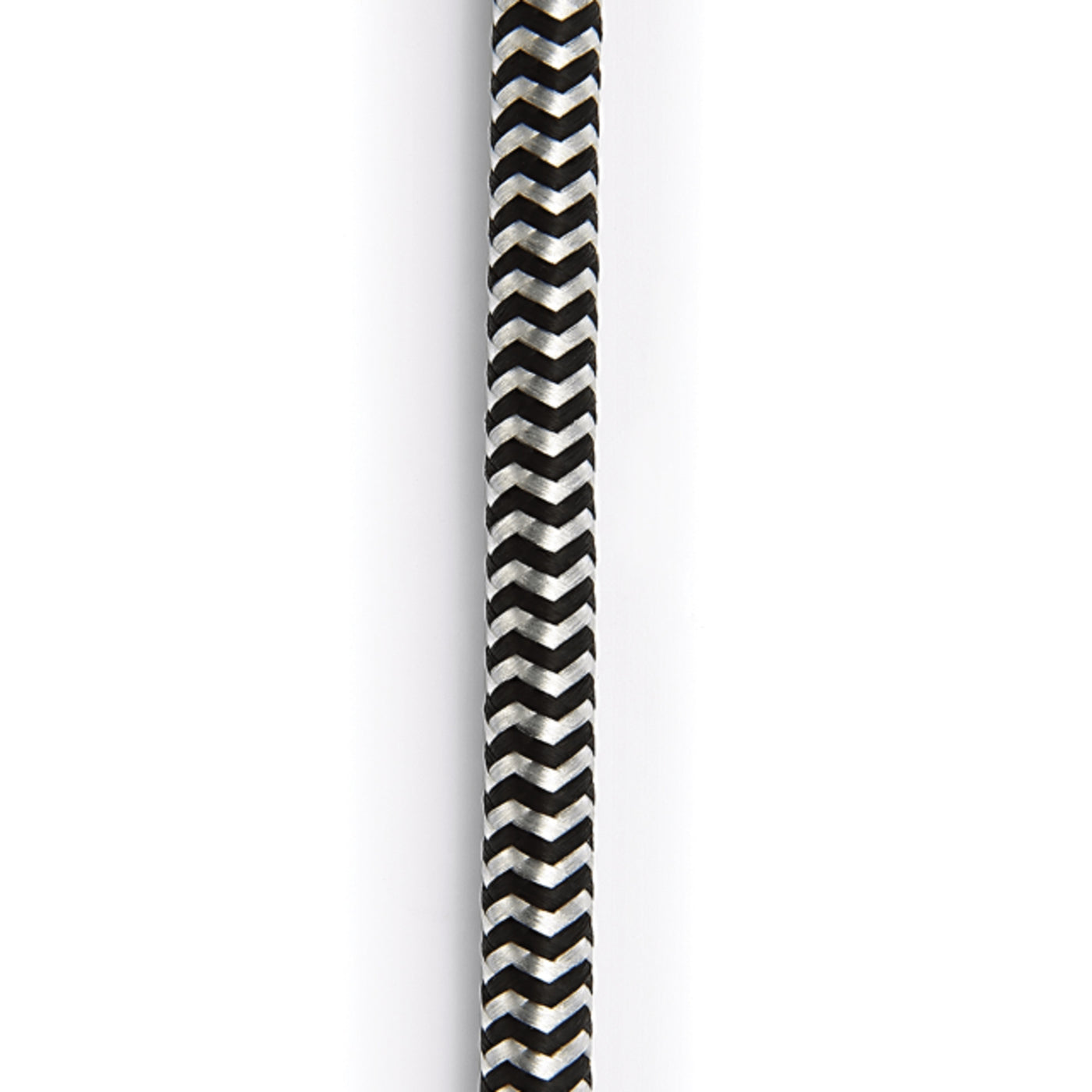 D'Addario Custom Series Braided Instrument Cable, Grey, 20' (PW-BG-20BG)