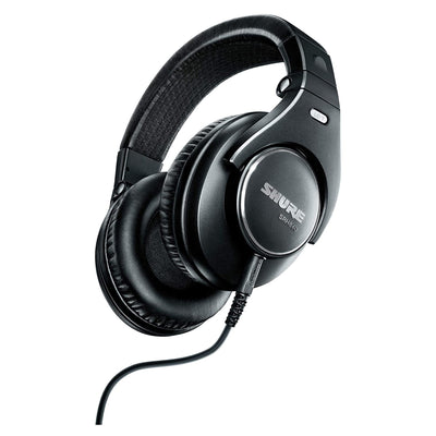 Shure SRH840 Professional Closed-Back Monitoring Headphones, Black