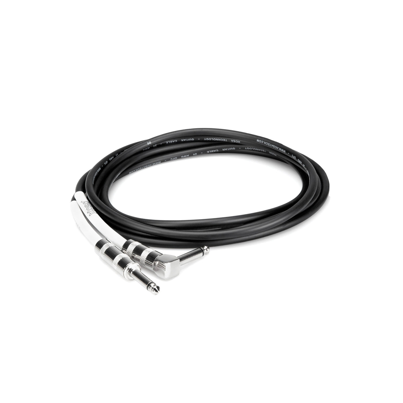 Hosa Guitar Cable, Straight to Right-angle, 10 ft