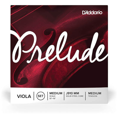 D'Addario Prelude Viola String Set, Medium Scale, Medium Tension