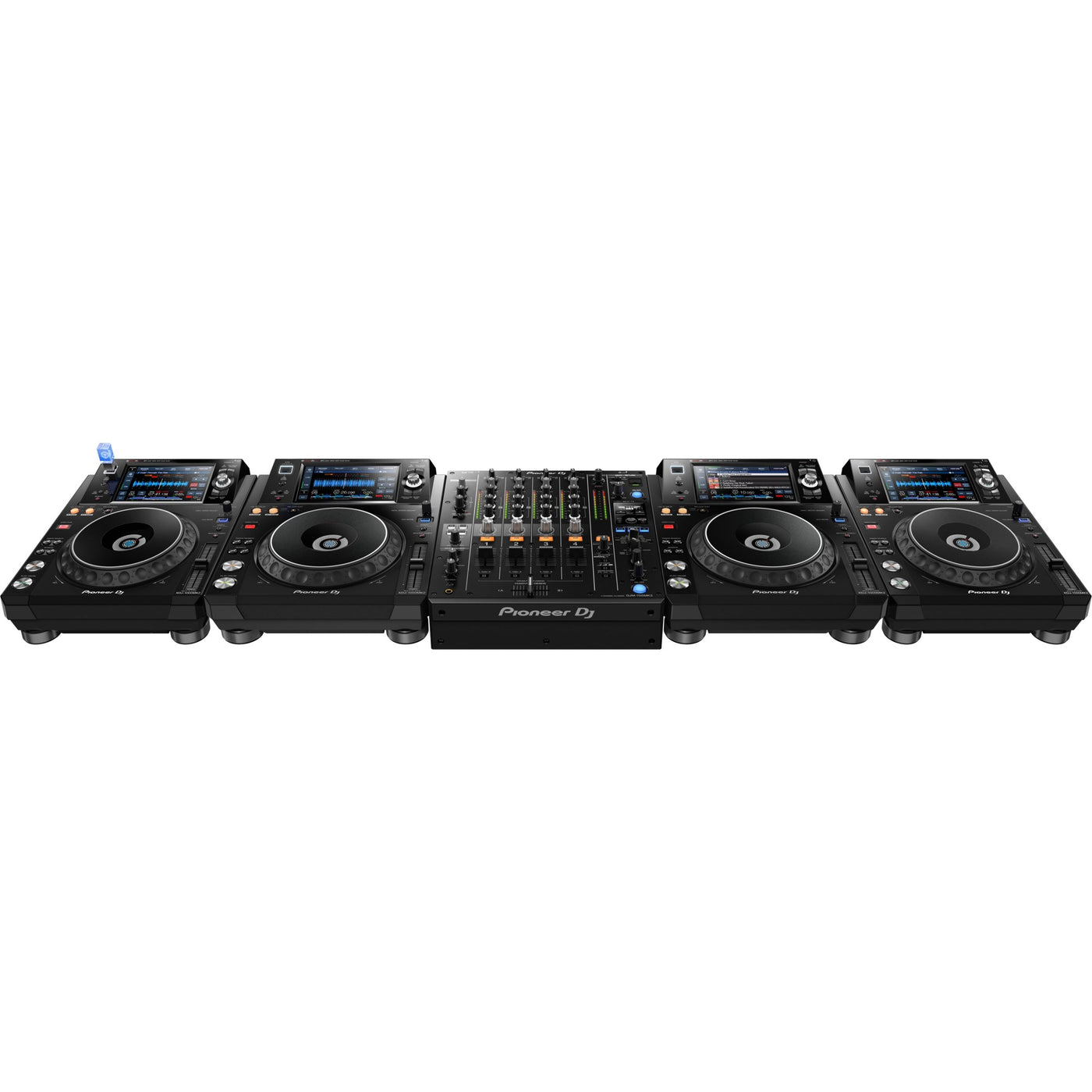 Pioneer DJ DJM-750MK2 4-Channel Performance DJ Mixer, Professional DJ Equipment Audio Switcher Interface