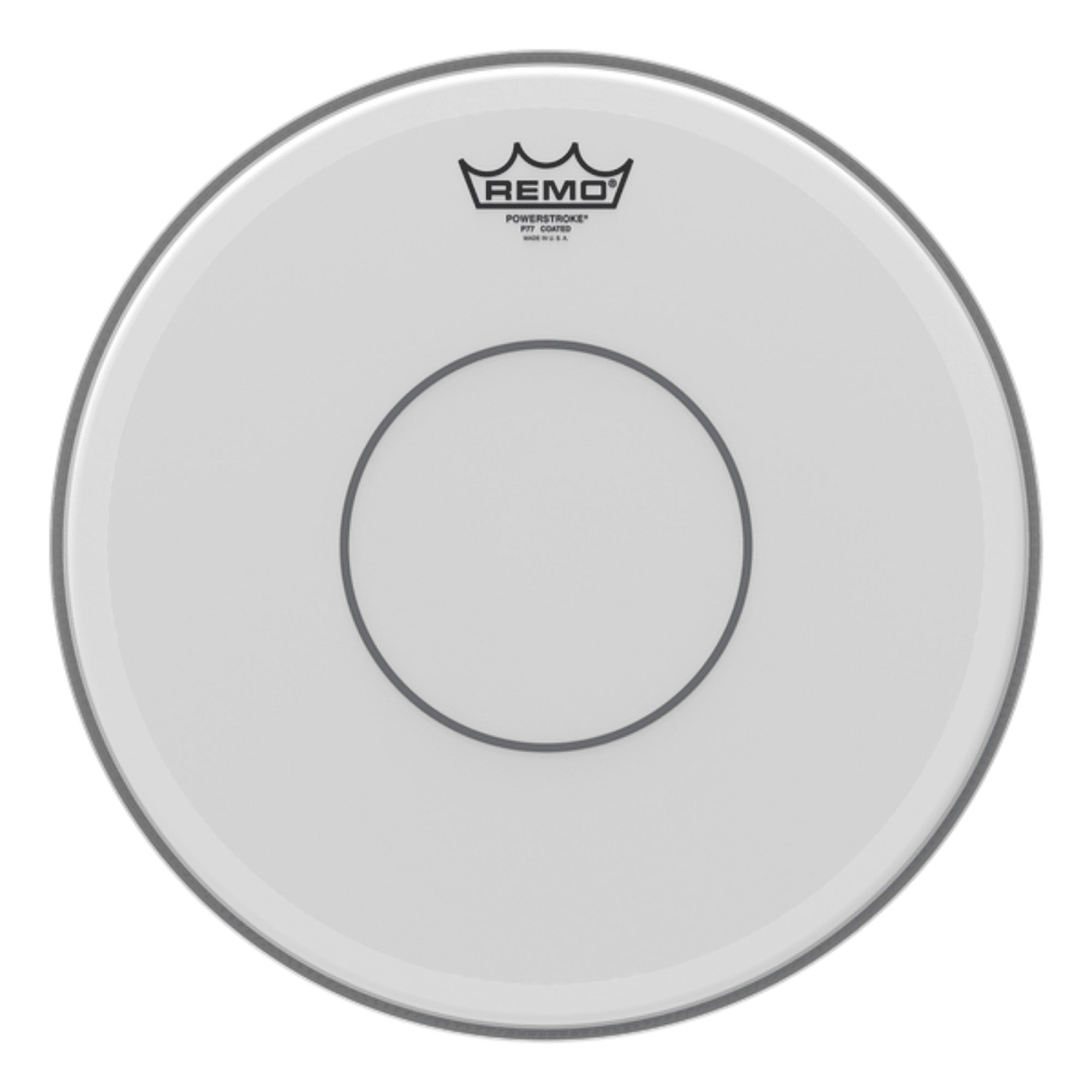 Remo P7-0114-C2 14" Powerstroke 77 Coated Drum Head with Clear Dot – Interstate