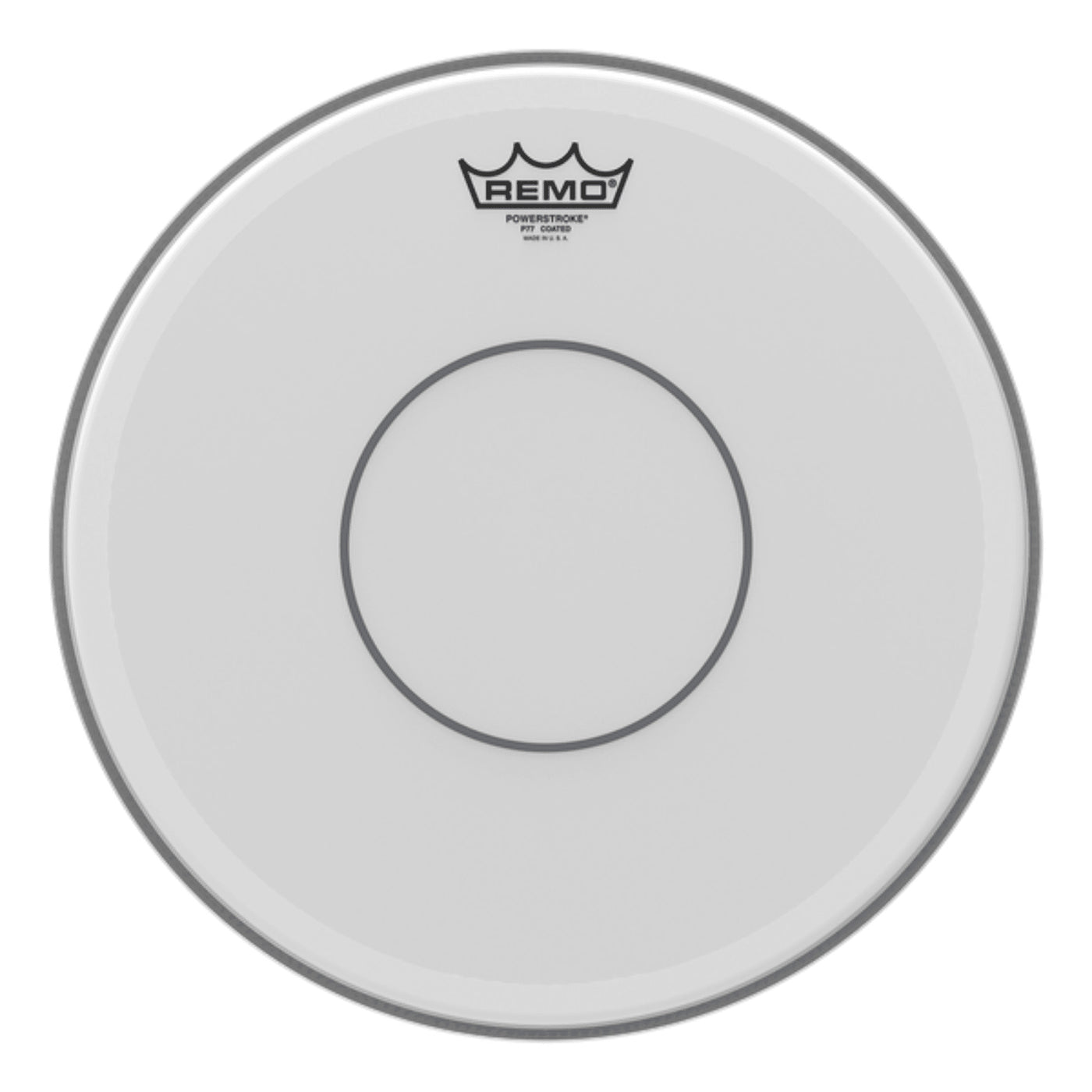 Remo P7-0114-C2 14" Powerstroke 77 Coated Drum Head with Clear Dot