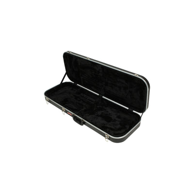 SKB Cases 1SKB-6 Rectangular Hardshell Economy Case for Electric Guitars with Plush Lining, Accessory Compartment, and Full-length Neck Support