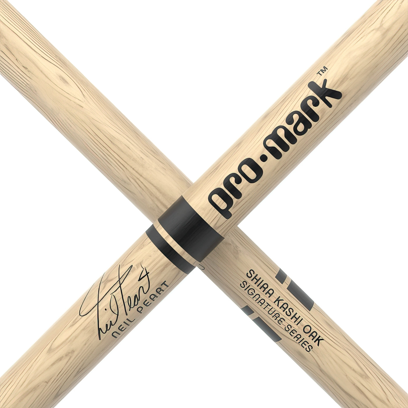 ProMark Neil Peart 747 Shira Kashi Oak Drumstick, Wood Tip (PW747W)