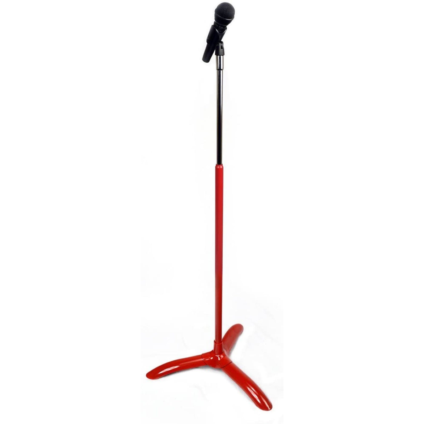 Manhasset Adjustable Height Universal Chorale Microphone Stand, Red (3016RED)