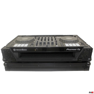 ProX XS-DDJ1000WBL ATA Flight Case, For Pioneer DDJ-1000 FLX6 SX3 DJ Controller, 1U Rack Space, With Wheels, Pro Audio Equipment Storage, Black