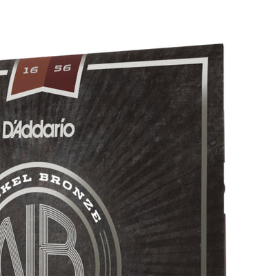 D'Addario Nickel Bronze Acoustic Guitar Strings, Resophonic, 16-5 (NB1656)