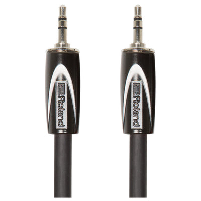 Roland RCC-5-3535 5' Interconnect Cable, 3.5mm TRS to 3.5mm TRS, Balanced - Black