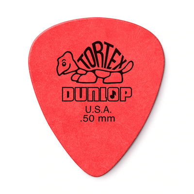 Dunlop 418P050 Tortex Standard Pick .50mm- 12 Pack