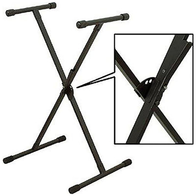 On-Stage Stands KS8190X Bullet Nose Single-X Keyboard Stand with Lok-Tight Attachment