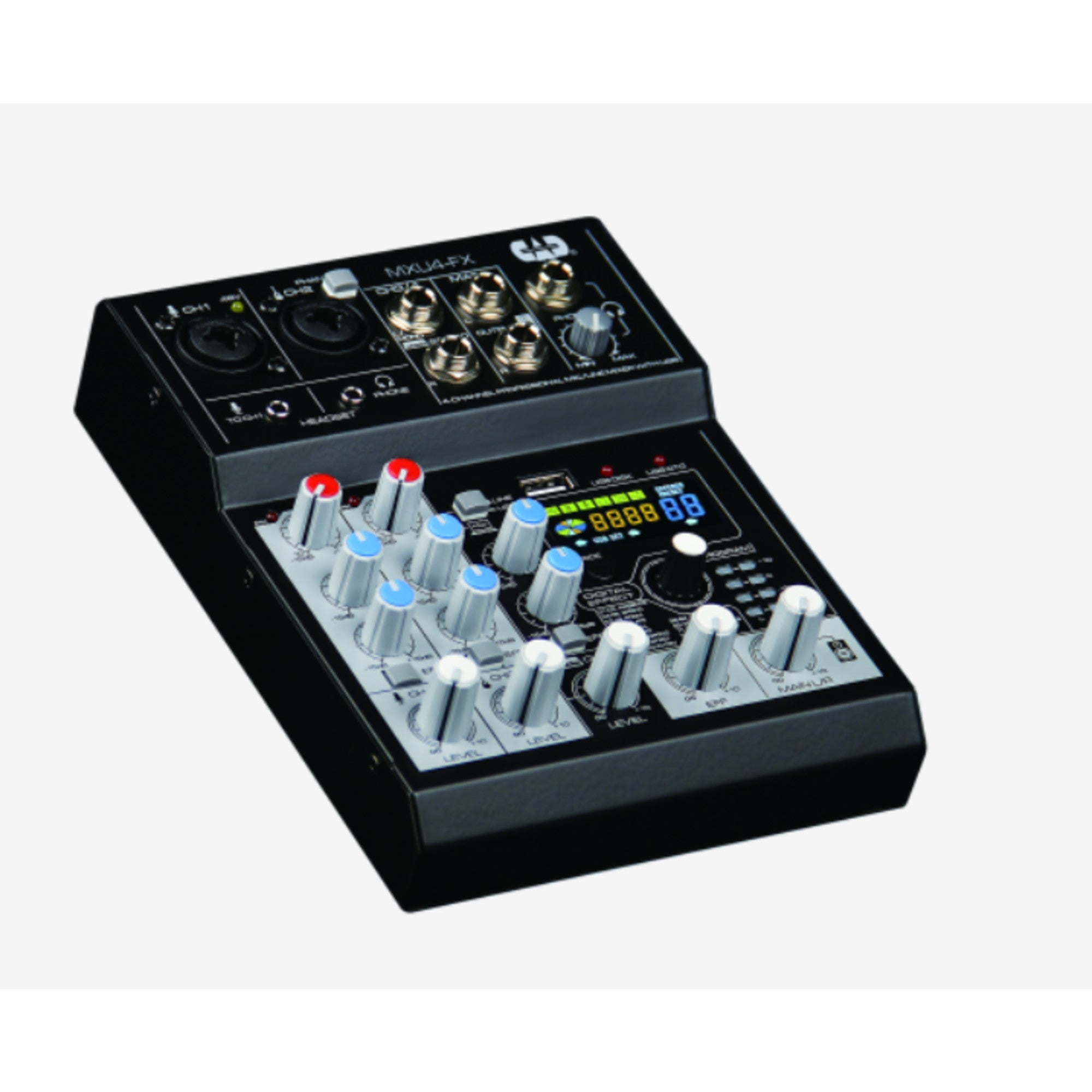 CAD Audio MXU4-FX 4 Channel Mixer with USB Interface and Digital Effec – Interst
