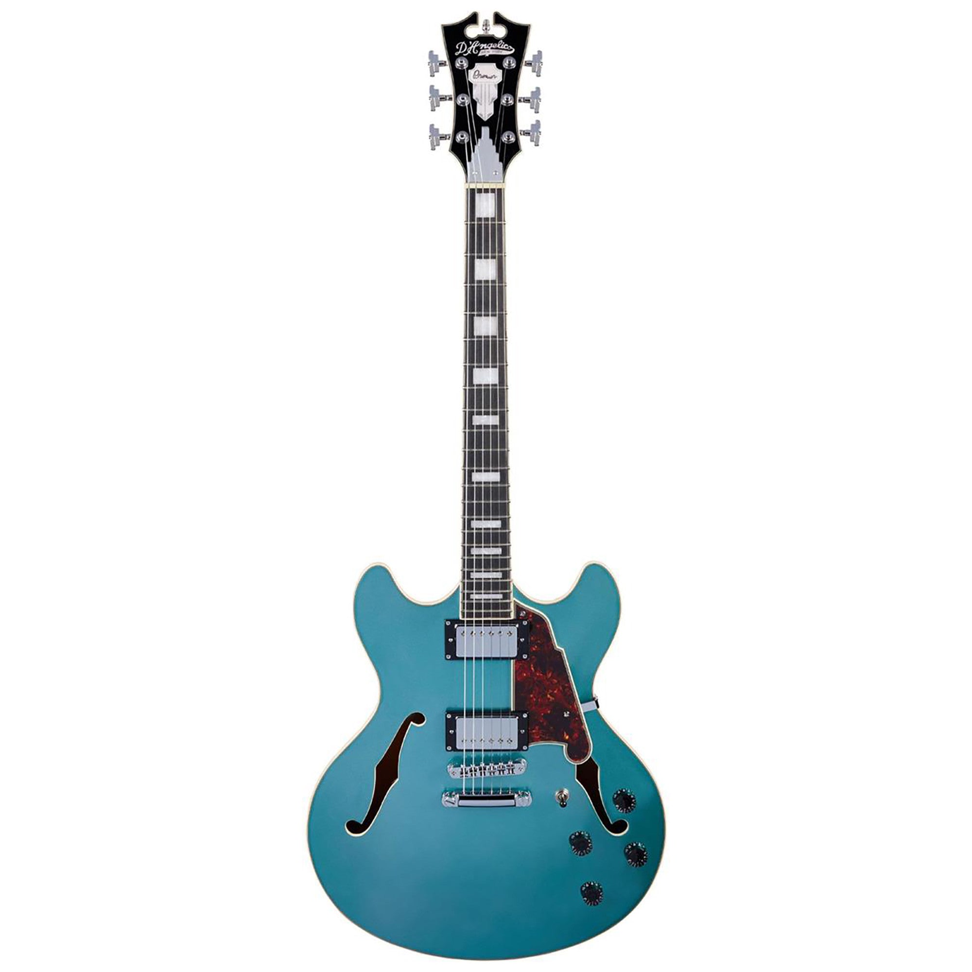 D'Angelico Premier DC Semi-Hollowbody Electric Guitar - Ocean Turquois – Interst