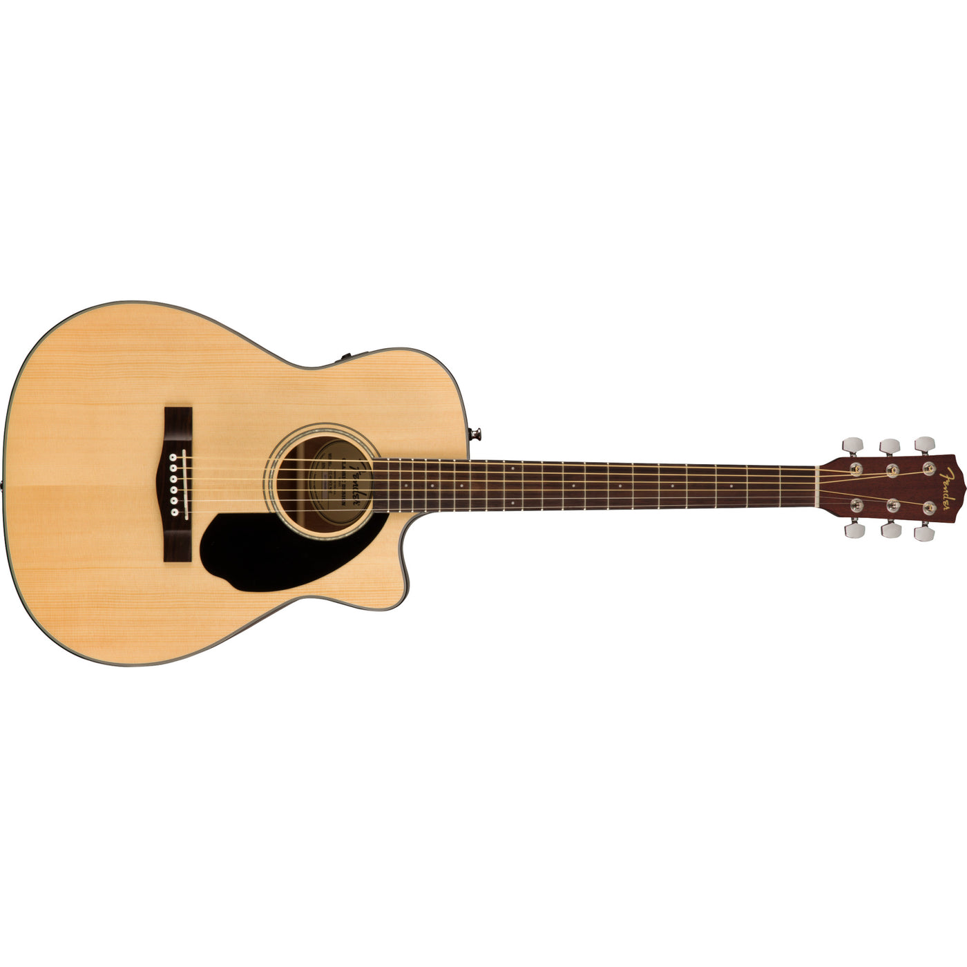 Fender CC-60SCE Concert Acoustic-Electric Guitar, Natural (0970153021)