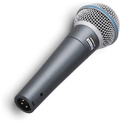 Shure BETA 58A Supercardioid Dynamic Vocal Microphone-Silver