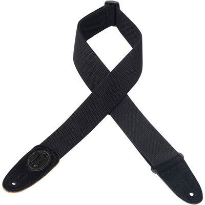 Levy's 2" Signature Series Cotton Strap in Black