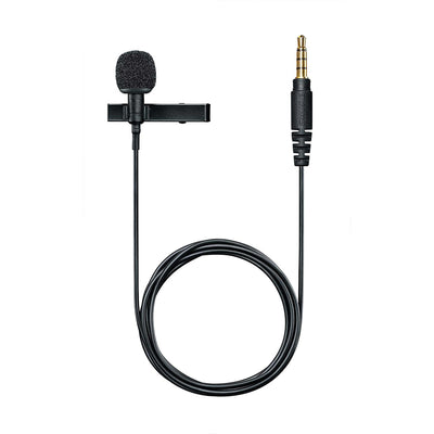Shure Vocal Condenser Microphone, Black (MVL-3.5MM)