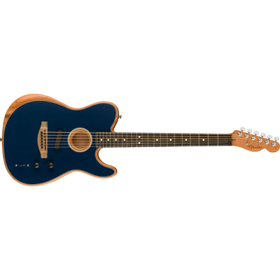 Fender American Acoustasonic Telecaster Electric Guitar, Steel Blue (0972018271)