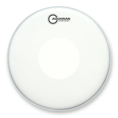 Aquarian TCPD14 14" Coated Snare Drum Head with Power Dot