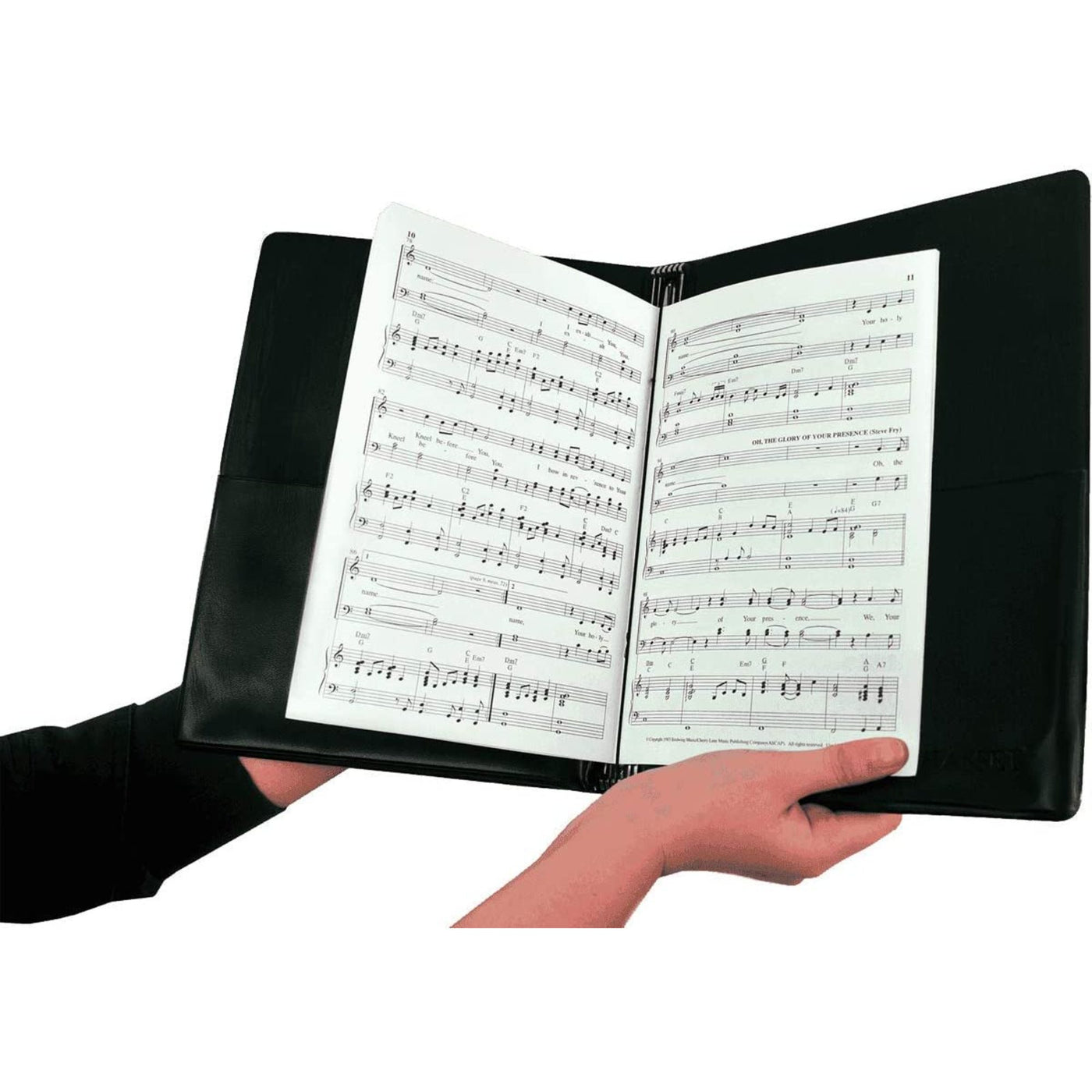 Manhasset 9x12” Choral Folder, Black (1600)