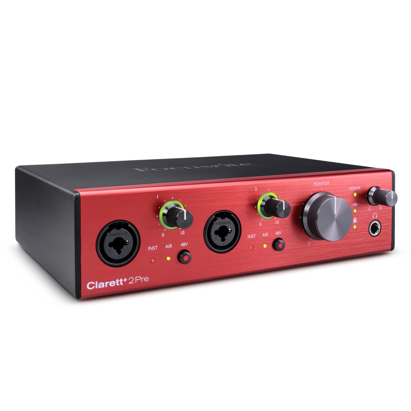 Focusrite CLARETT+2PRE 10-in, 4-out Audio Interface for PC and Mac