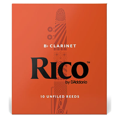 Rico by D'Addario Bb Clarinet Reeds, Strength 1.5, 10-Pack (RCA1015)