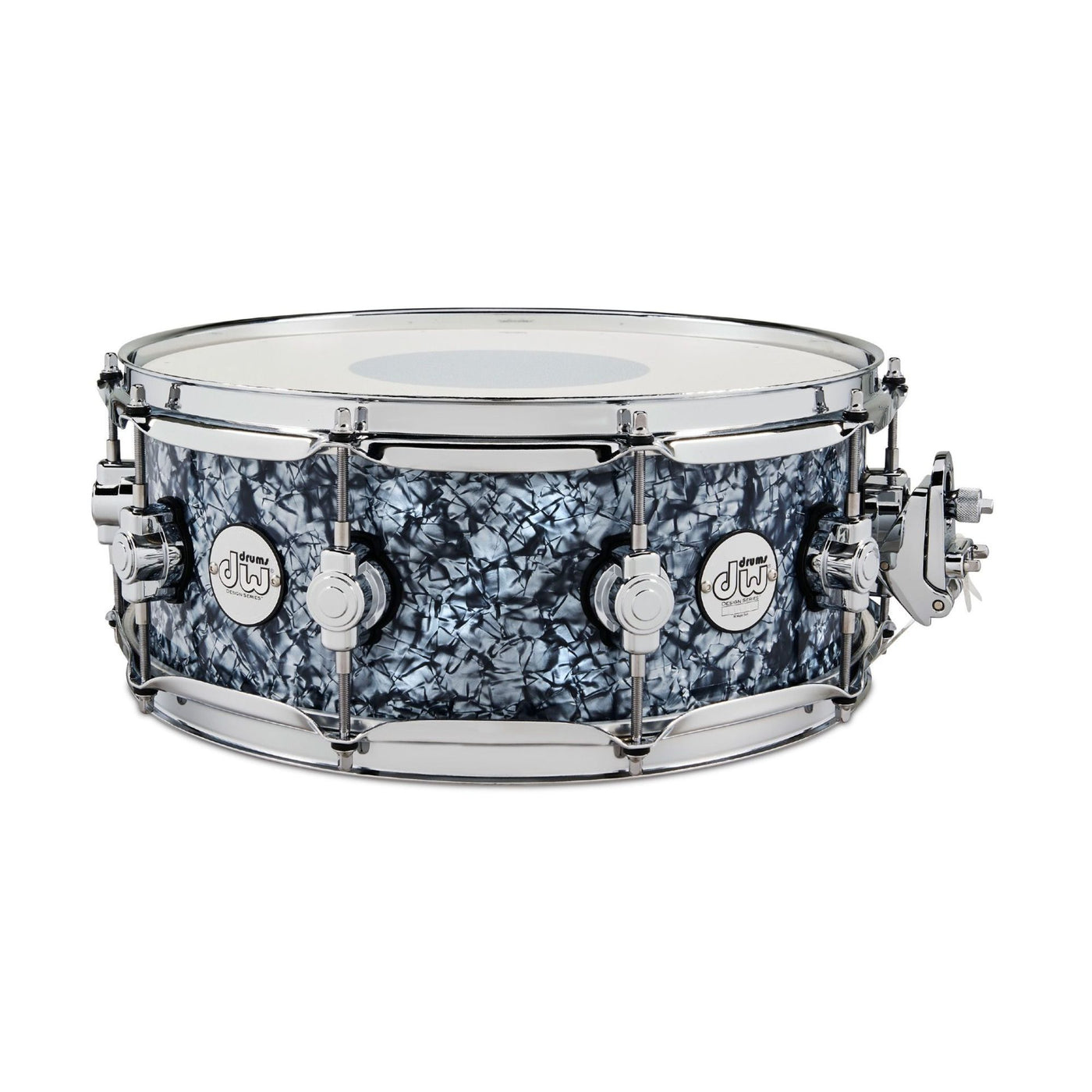 DW Design 5.5 x 14-inch Snare Drum, Silver Slate Marine