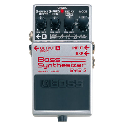 Boss SYB-5 Bass Synthesizer Pedal, Electric Bass Guitar Effects Pedal for Music Performance and Recording