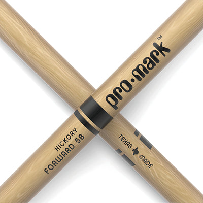 ProMark Classic Forward 5B Hickory Drumstick, Oval Wood Tip (TX5BW)