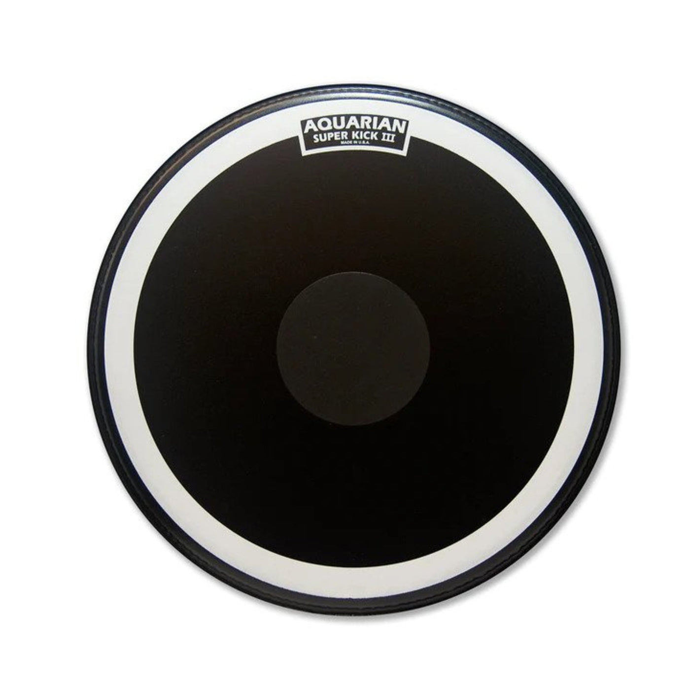 Aquarian Superkick III Drumhead, Black, 10m