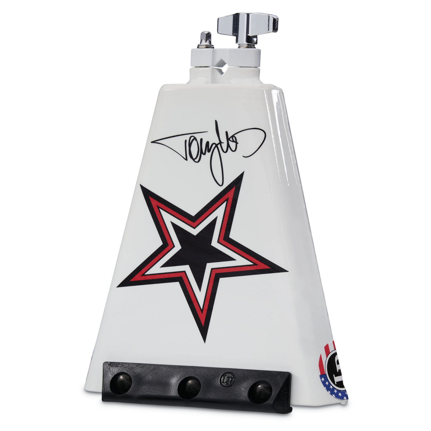 LP Authentic Tommy Lee Autographed 8" Signature Cowbell with Vise-Clamp