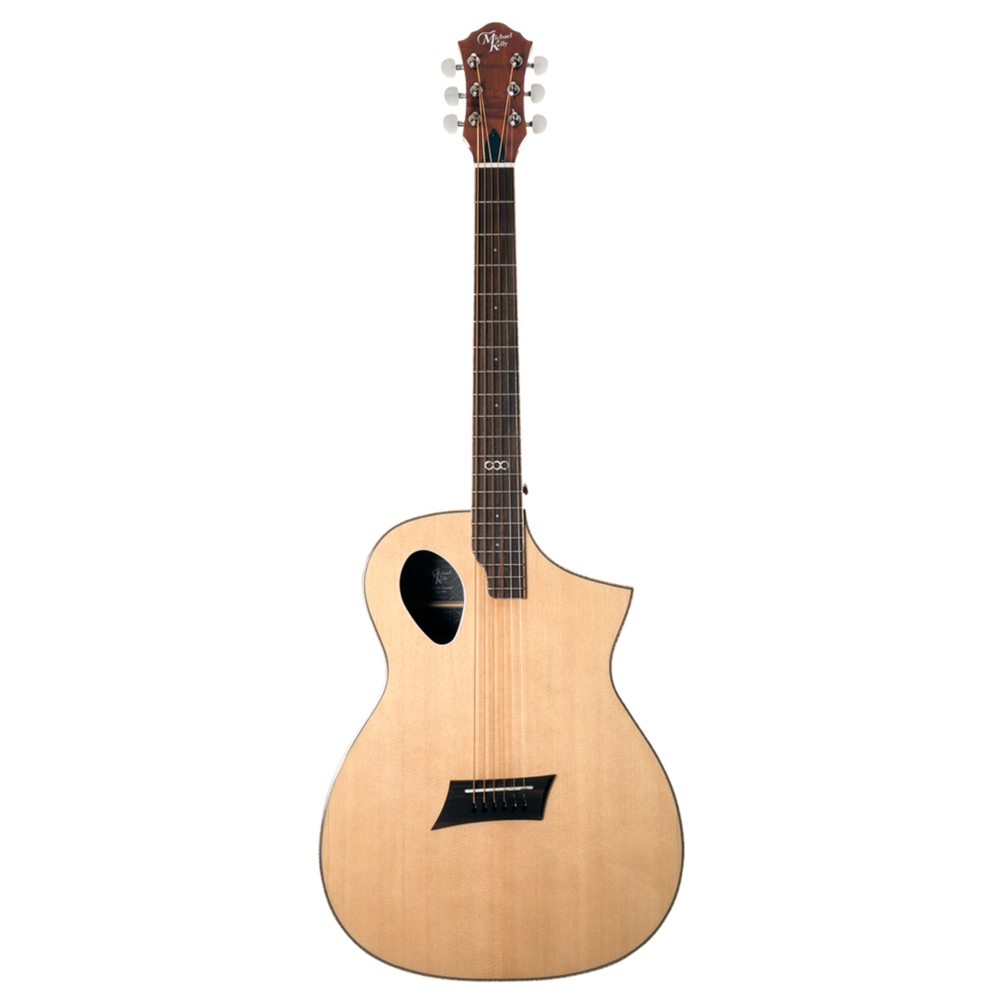 Michael Kelly Guitar Co. Triad Port Acoustic-Electric Guitar, Gloss Na – Interst