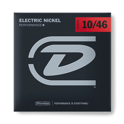 Dunlop 3PDEN1046 Performance+ Electric Guitar Strings 10-46| 3-Pack