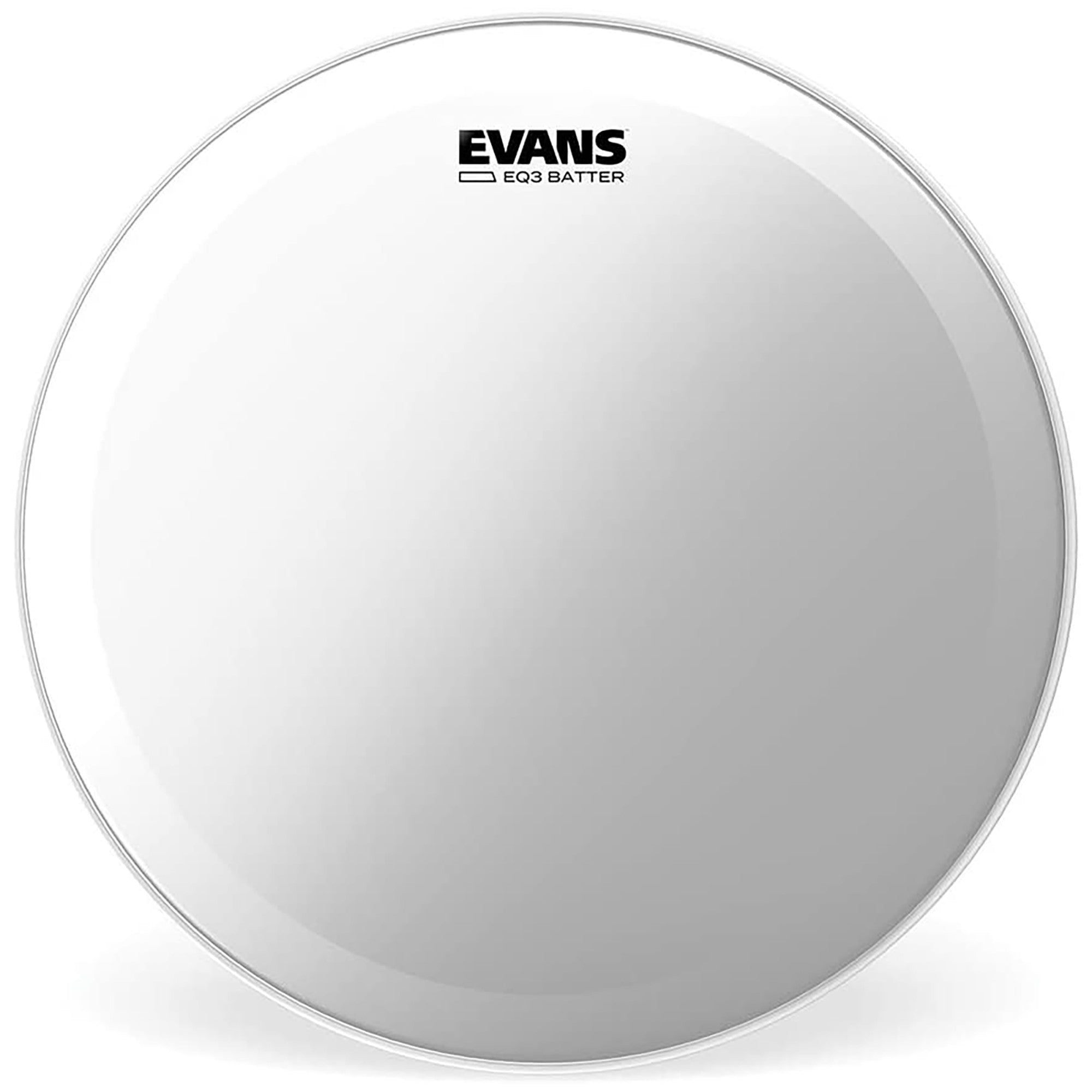 Evans EQ3 Clear Bass Drumhead, 22" – Interstate Music