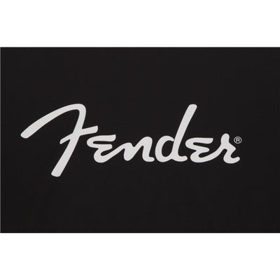 Fender Spaghetti Logo T-Shirt- Black, Large (9101000506)