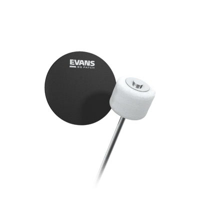 Evans EQ Single Pedal Patch, Black Nylon (EQPB1)