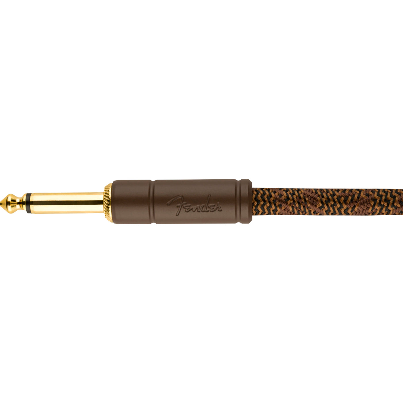 Fender Paramount Acoustic 18.6-Foot Straight-to-Straight Instrument Cable, Brown (0990918007)