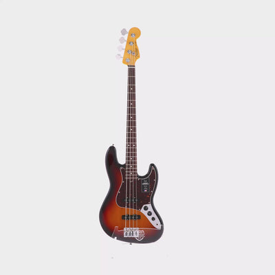 Fender American Professional II Jazz Bass, 3-Color Sunburst with Rosewood Fingerboard